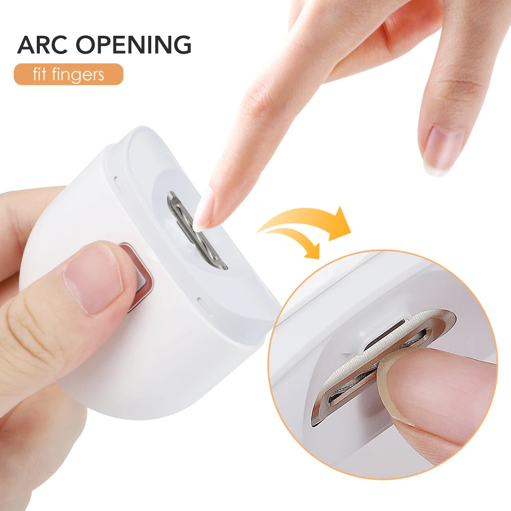 Yazijico™  USB Electric Nail Clipper Cutter With LED Light - Yazijico™ 