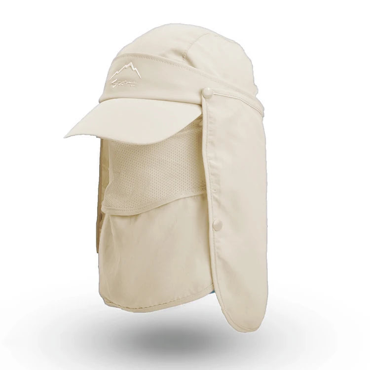 Summer Protective Baseball Hat Men Removable | Yazijico™ 