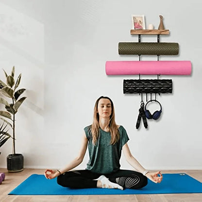 Yazijico™ Yoga Mat Holder Accessories Wall Mount Organizer - Yazijico™ 