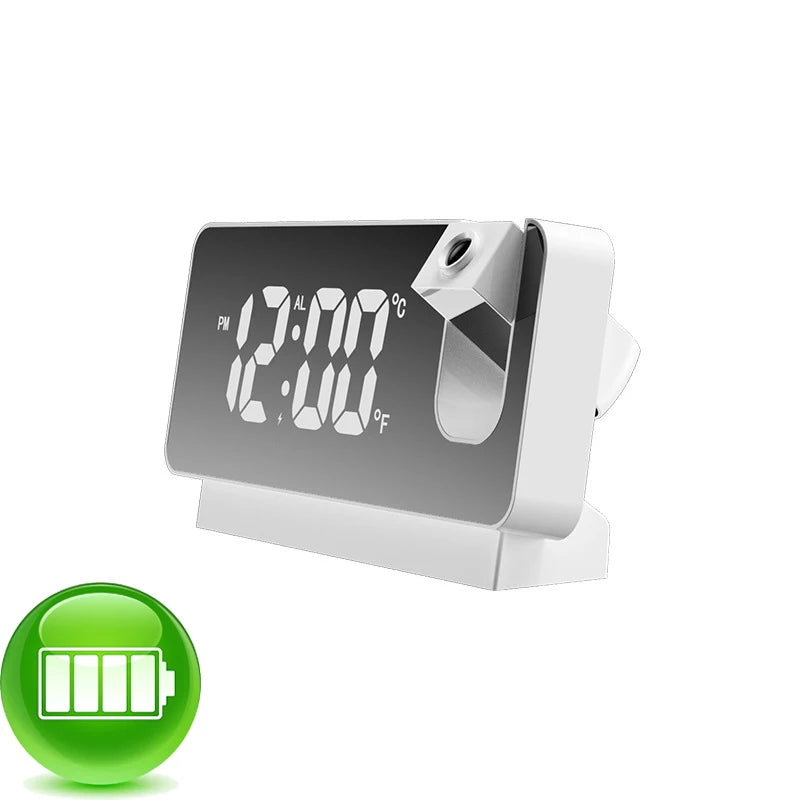 Projection Alarm Clock for Bedroom | Yazijico™ 