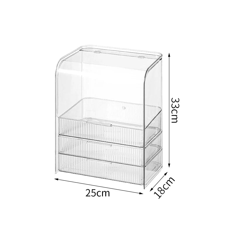 Clear Makeup Organizer PET Dustproof | Yazijico™ 