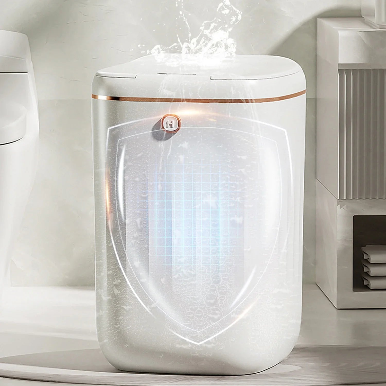 Yazijico™ Bathroom Sensor Electric Smart Trash - Yazijico™ 