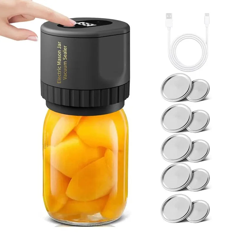 Electric Mason Jar Vacuum Sealer Kit | Yazijico™