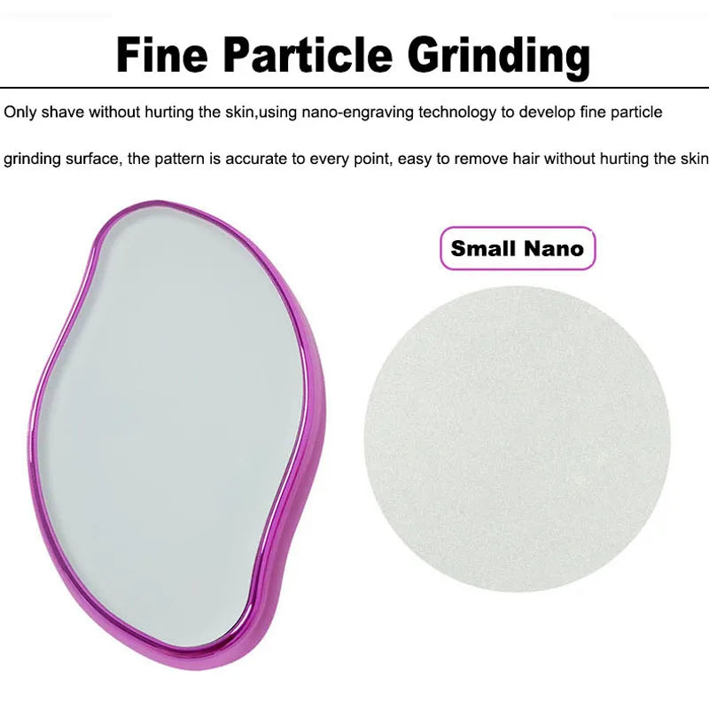 Nano Crystal Physical Hair Removal Eraser Glass | Yazijico™