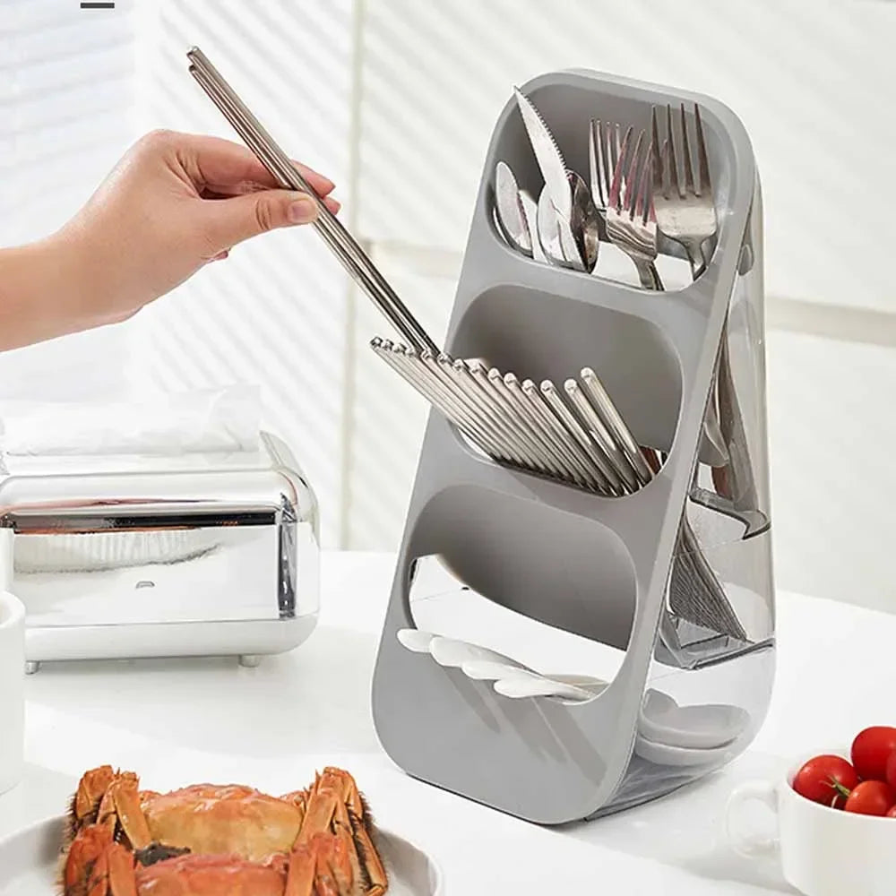 Yazijico™ 3 Layer Cutlery Storage Kitchen Tool - Yazijico™ 