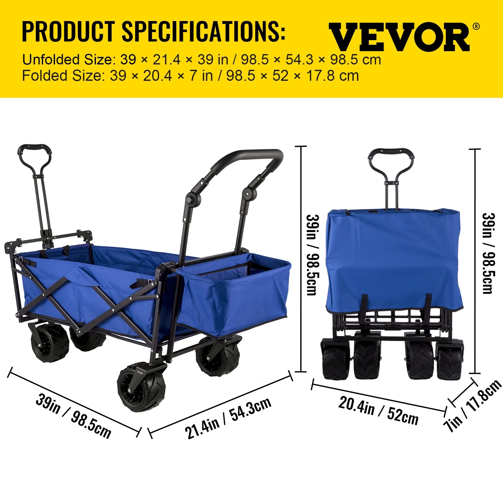 Folding Wagon Cart Handle Bar | Yazijico™ 