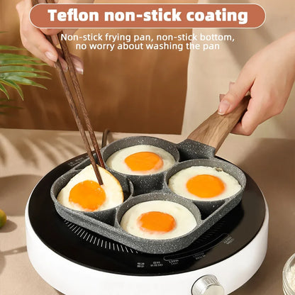 Hole Frying Pot Pan Thickened Omelet 