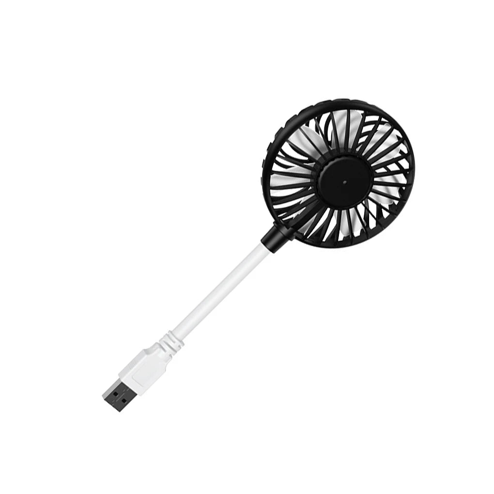 Handheld Fan Usb Rechargeable Silent Cooling Power Bank | Yazijico™