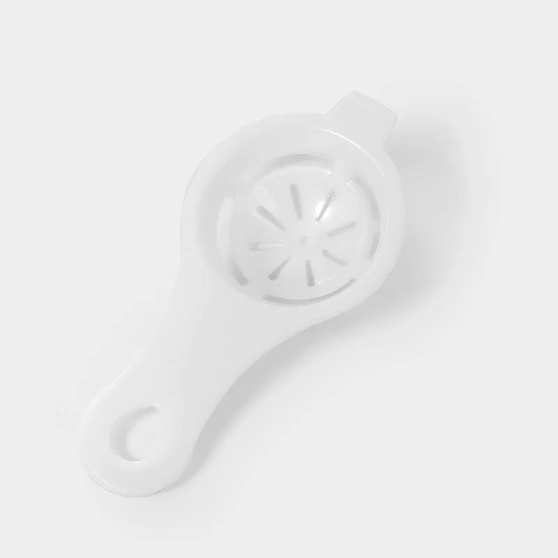 Egg Yolk Separator Divider White Plastic Convenient | Yazijico™ 