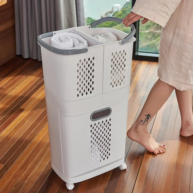 Yazijico™ Universal wheel design laundry basket - Yazijico™ 