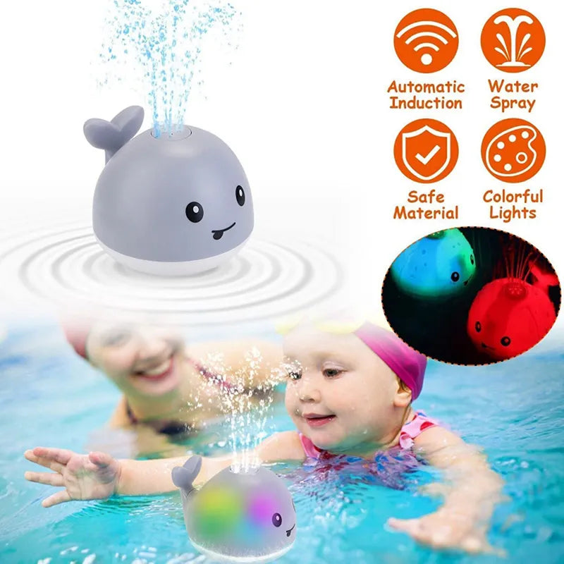 Yazijico™ Baby Light Up Bath Toys Whale Automatic Sprinkler - Yazijico™ 