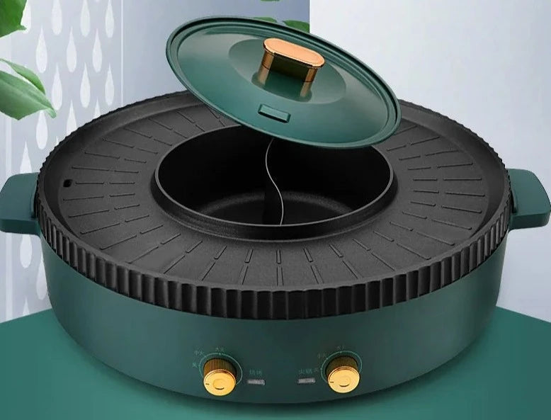 Electric Grill Pan Plancha de barbacoa | Yazijico™ 
