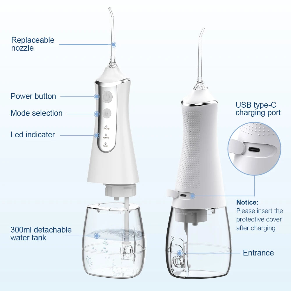 Yazijico™ Dental Oral Irrigator Water Flosser - Yazijico™ 