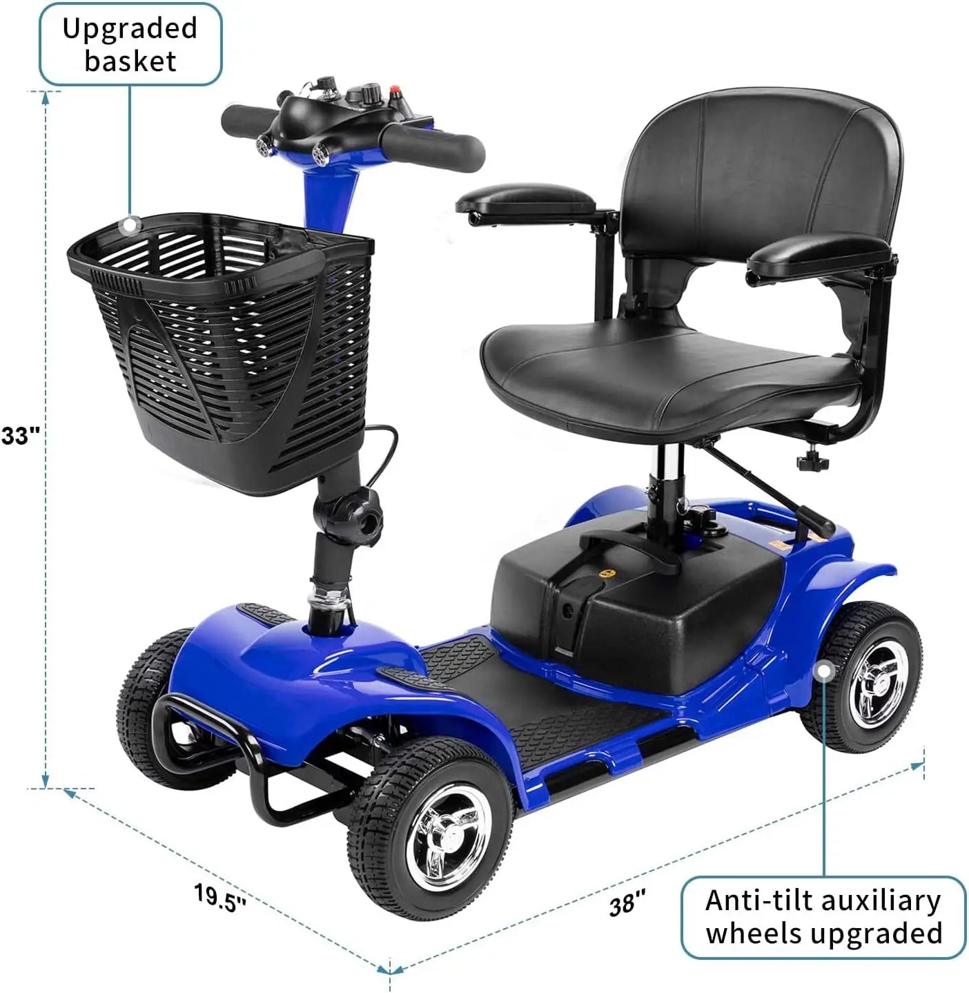 Mobility Scooter Electric Power Mobile Wheelchair 