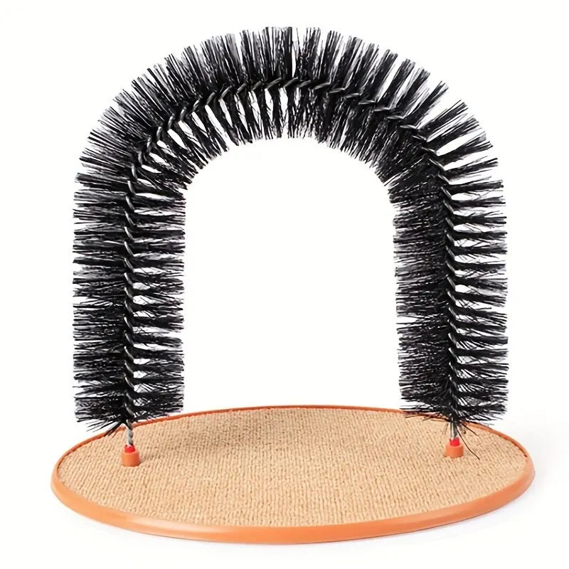 Cat Toy Arch Self Groome Pamper Feline With A Massage