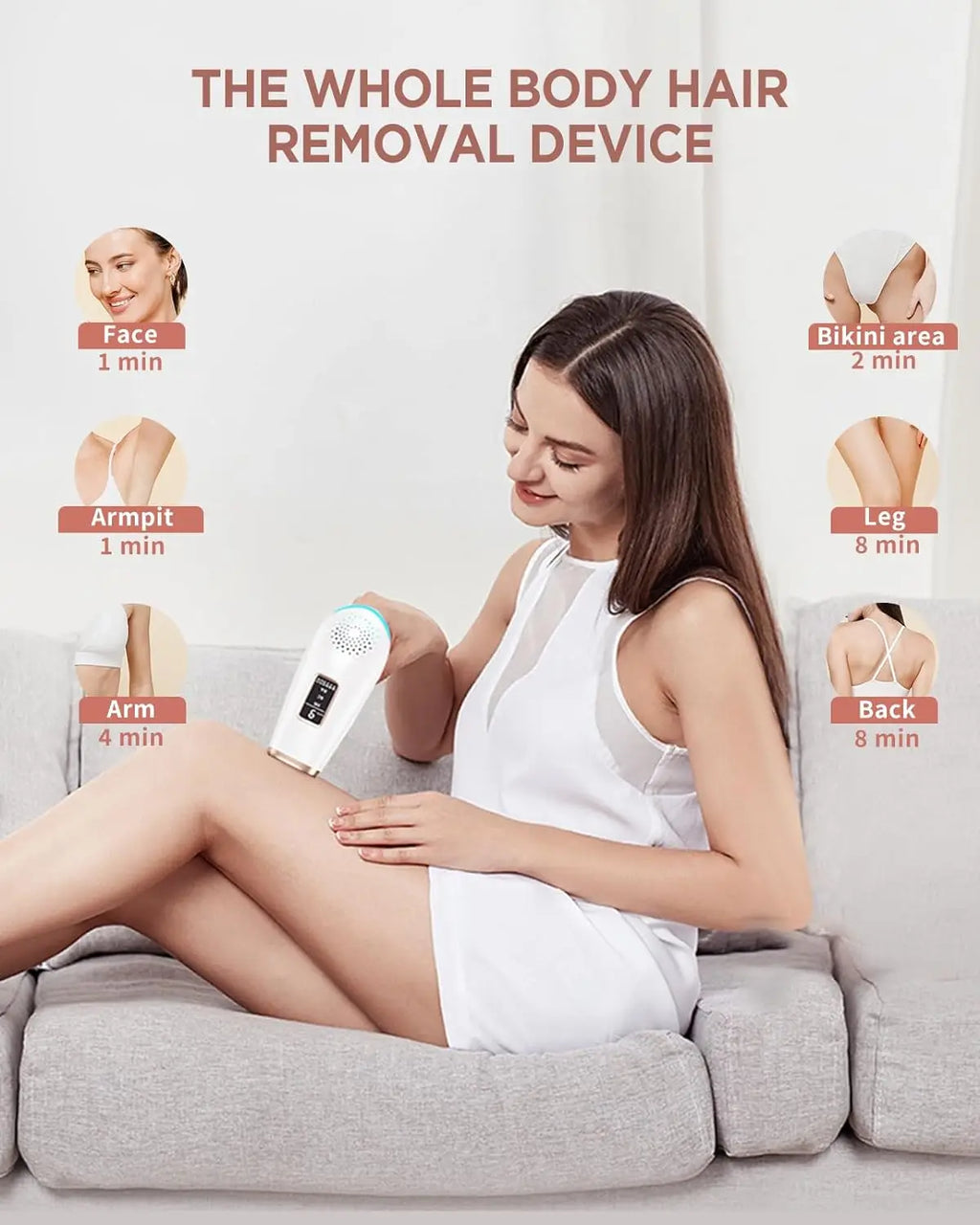Hair Removal Facial Body Bikinis Photoepilator| Yazijico™