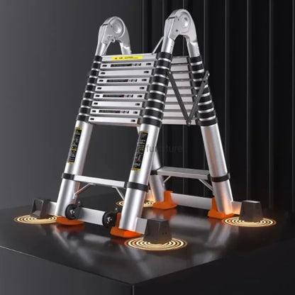 Yazijico™ Alloy Telescopic Step Ladder Multi-functional - Yazijico™ 