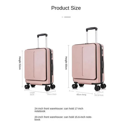 Yazijico™ Front Opening Laptop Luggage Small 20" - Yazijico™ 