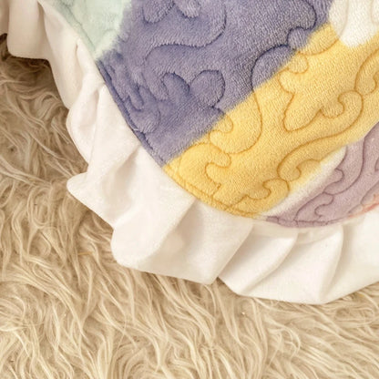 Lace Embroidered Bed Cover Washing Cotton  | Yazijico™