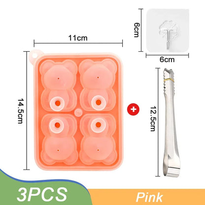 Bear Shape Ice Cube Silicone
