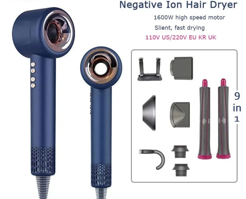 Hair Dryer Hight Speed Hair Care Styling Negative | Yazijico™ 