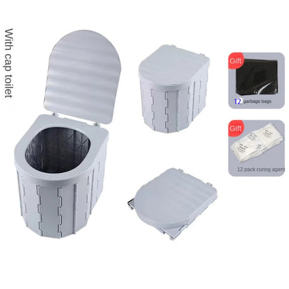 Toilet Camping Car Toilet Seat Hiking Portable | Yazijico™