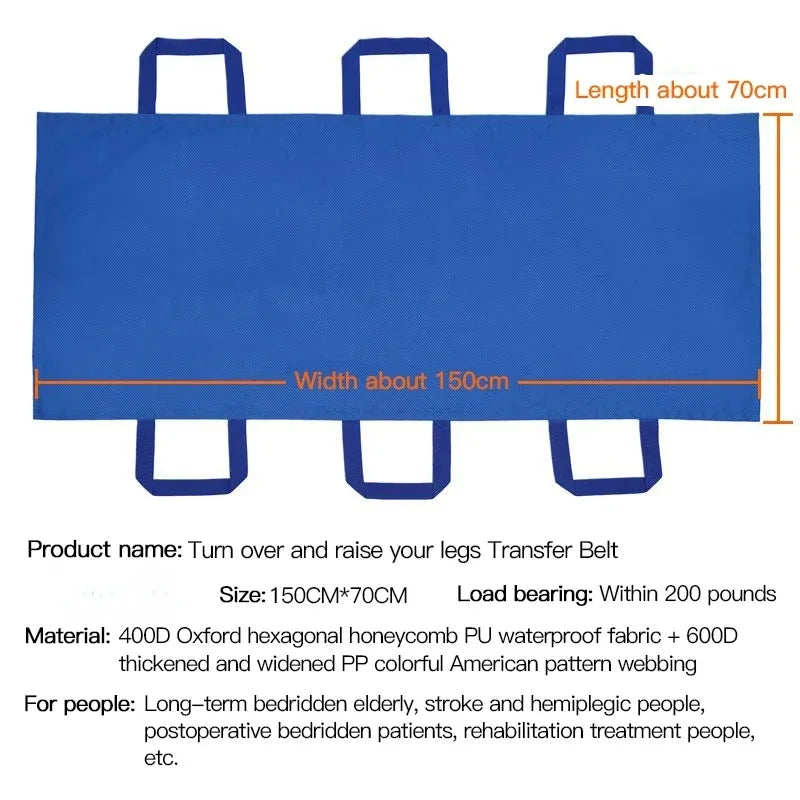 Elderly Bedridden Waterproof Pad Turn Over Transfer 