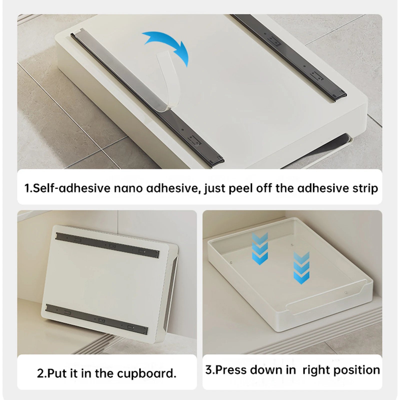 Pull Out Cabinet Organizer Fixed With Damping Guide | Yazijico™  