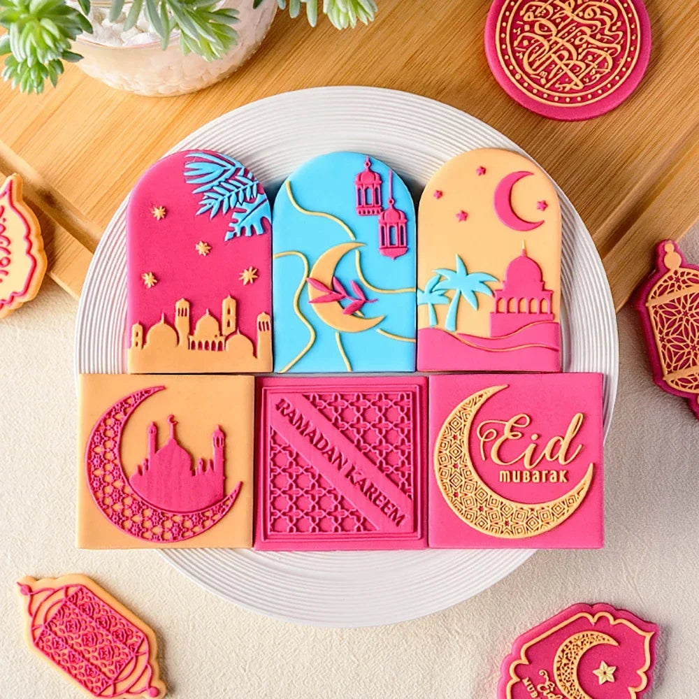 Cake Decorating Tools Ramadan Cookie Press Stamp | Yazijico™  