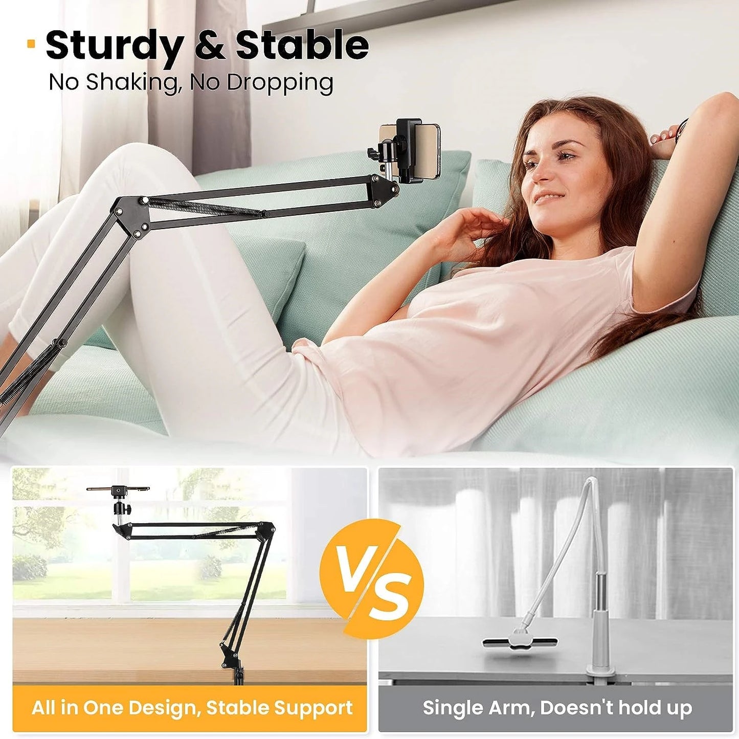 Yazijico™ Flexible Arm Tripod For Phone Stand Table - Yazijico™ 