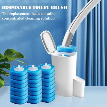 Yazijico™ Disposable Toilet Brush With Cleaning Liquid - Yazijico™ 