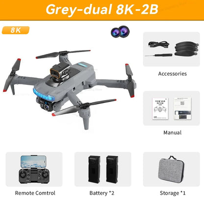 Drone Professional 8K GPS Dual Camera Obstacle Avoidance