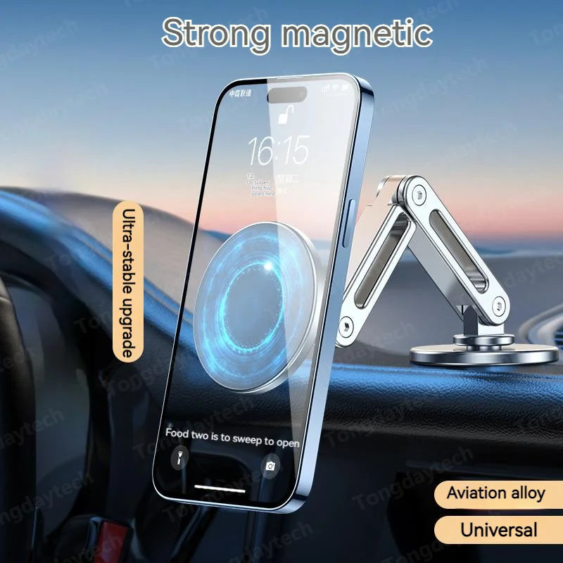 Yazijico™ Magnetic Car Phone Holder Alloy 360 Rotation - Yazijico™ 