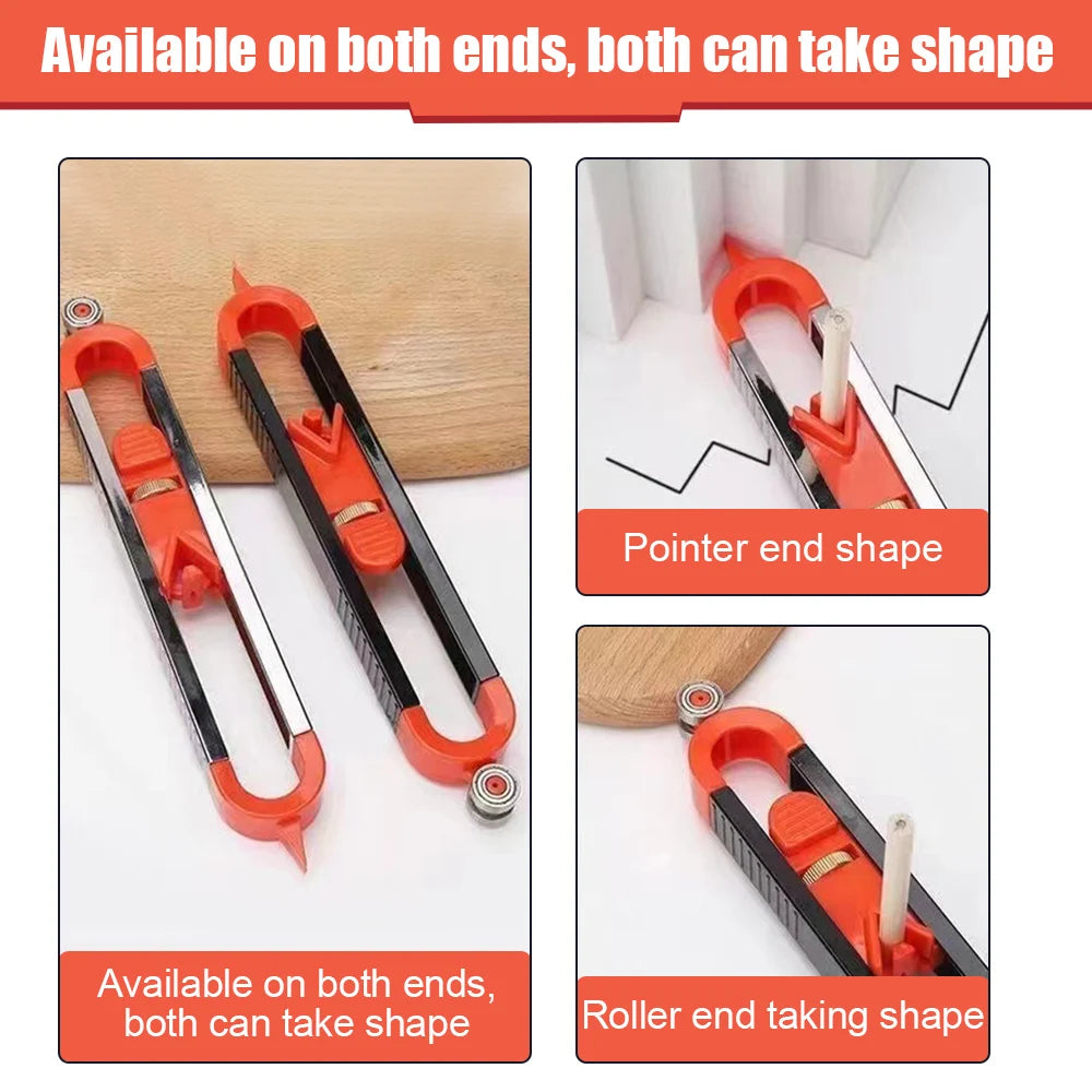 Yazijico™  Profile Scribing Ruler Contour Gauge - Yazijico™ 