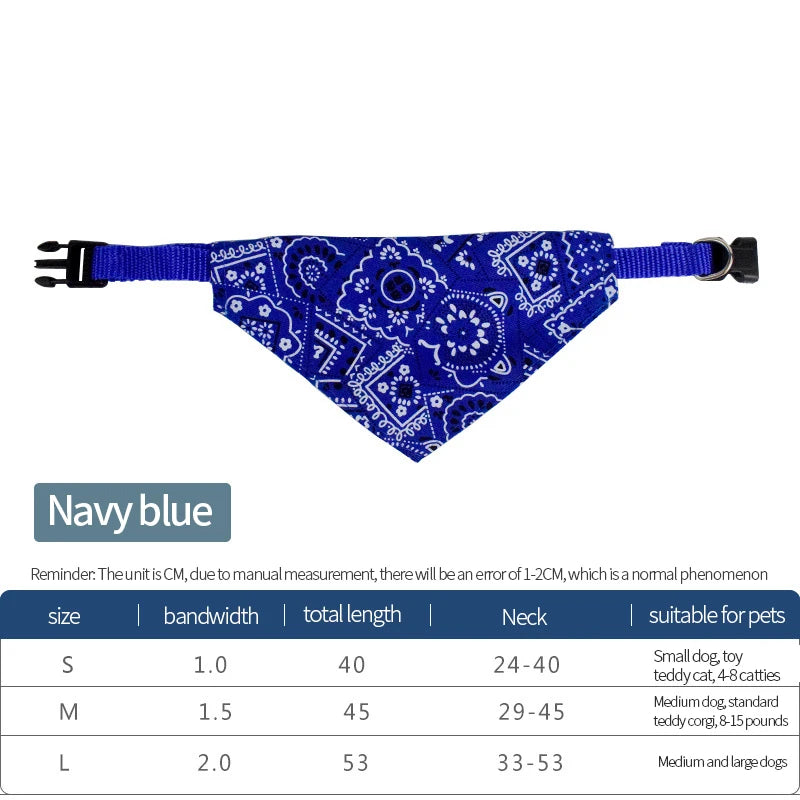 Pet Dog Neck Scarf Puppy Cat Dog Collar Bandana | Yazijico™ 