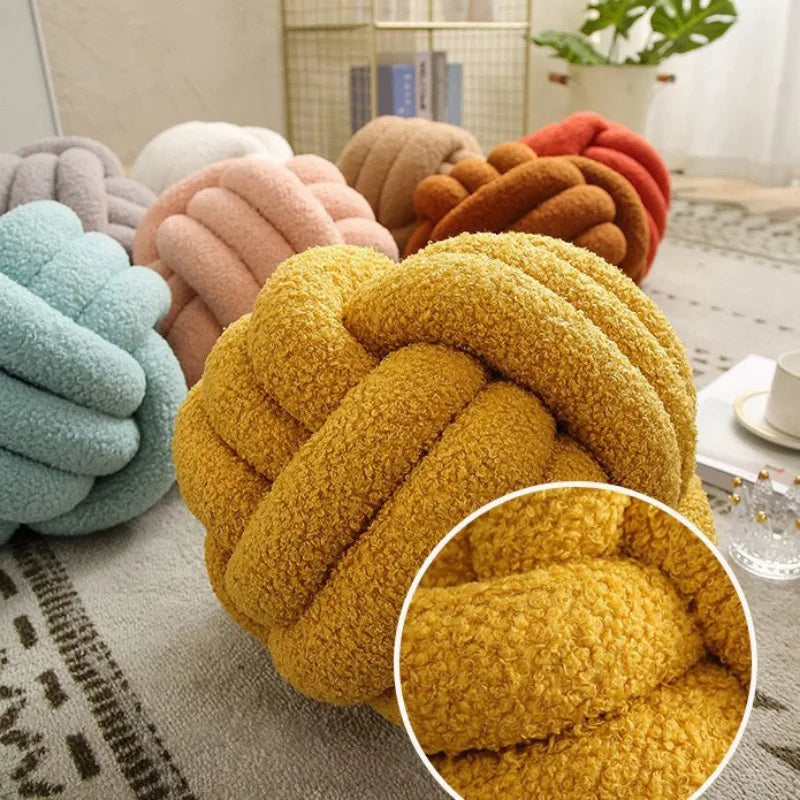 Yazijico™  Hand-knotted Ball Throw Pillow - Yazijico™ 
