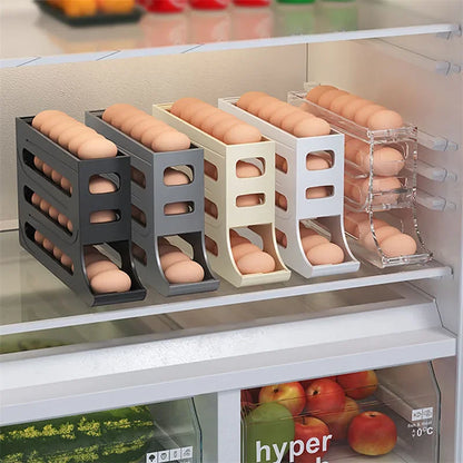 Yazijico™  Refrigerator Egg Storage Box Rolling - Yazijico™ 