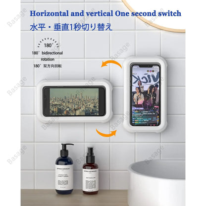 Wall Mounted Phone Holder for Bathroom 