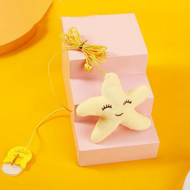 Pet Cat Toys Funny Stick Kitten Self -hi Elastic Rope| Yazijico™ 