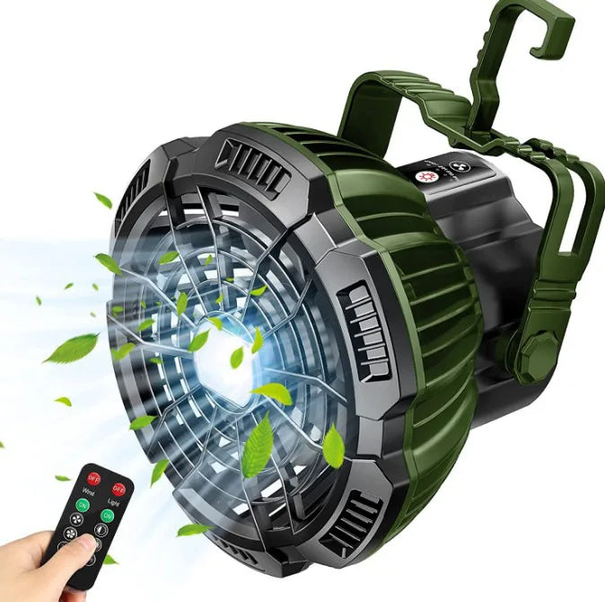 Camping Fan Light with Remote Control | Yazijico™ 