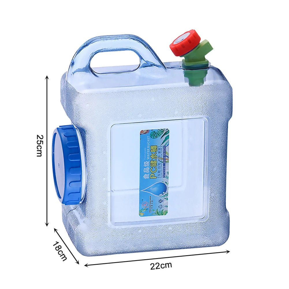 Capacity Outdoor Water Bucket Portable Driving Water | Yazijico™ 