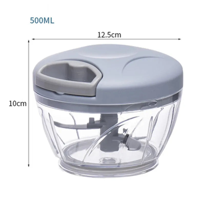 Garlic Chopper Manual Rotate Vegetable | Yazijico™ 