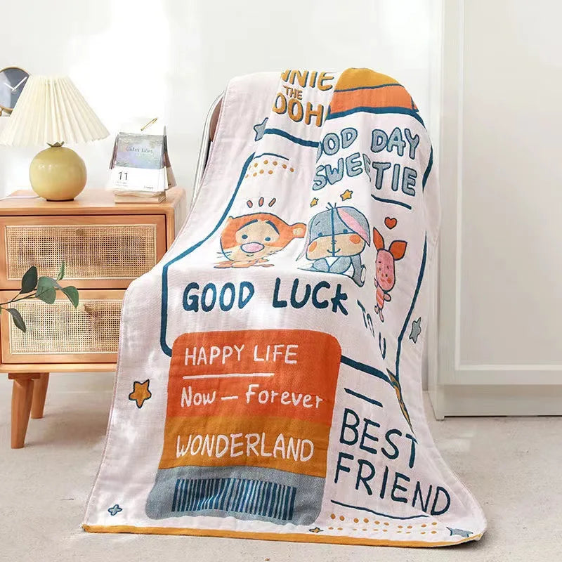 Towel Plus Cotton Cartoon Large Towel Couple | Yazijico™