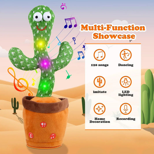 Baby Toys Talking Dancing Cactus with Lights | Yazijico™ 