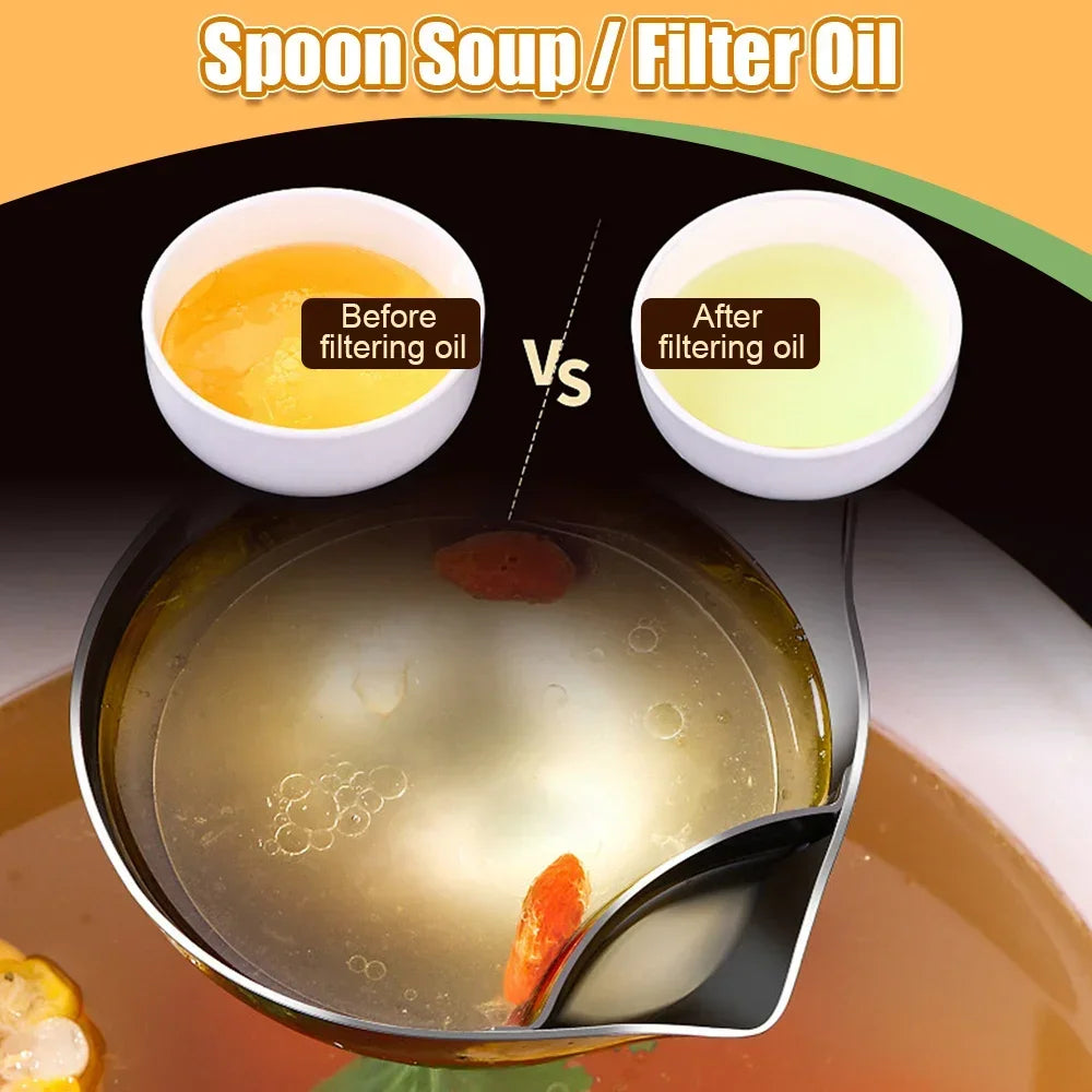 Filter Oil Spoon Oil Soup Separator 