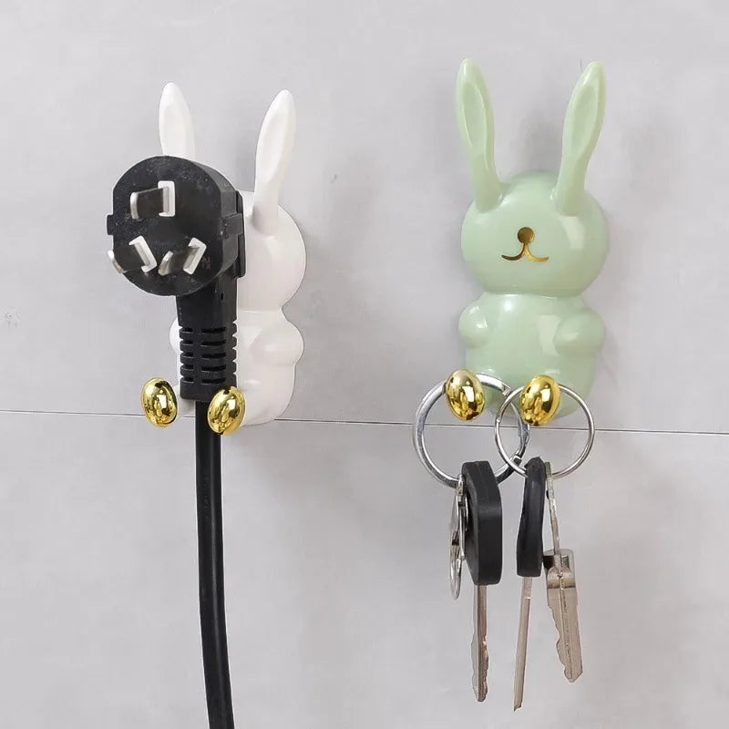 Cartoon Rabbit Toothbrush Holder Wall Mounted | Yazijico™