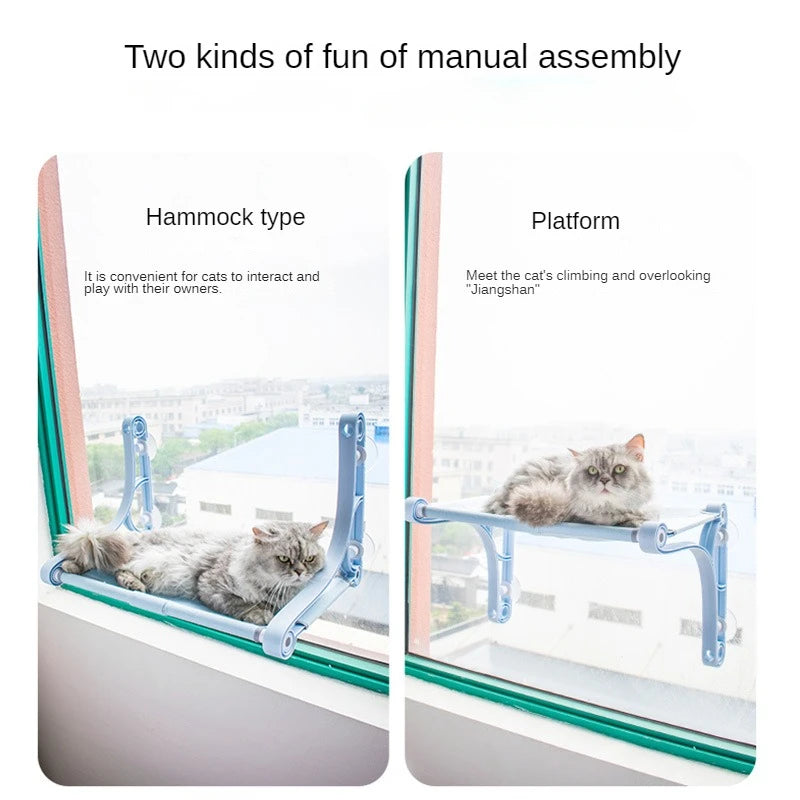 Yazijico™ Cat Hammock Window Bed Glass - Yazijico™ 