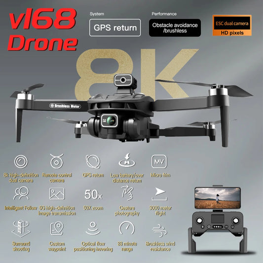 Drone Professional Aerial Photography Dual-Camera