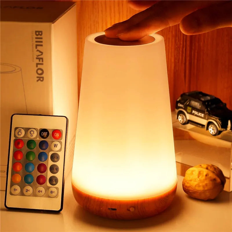 Changing Night Light RGB Remote Control Touch | Yazijico™