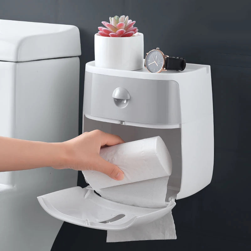 Yazijico™ Bathroom Tissue Holder Wall Mounted - Yazijico™ 